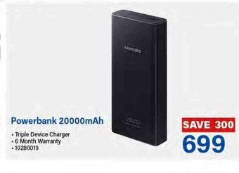 Incredible Connection Samsung Powerbank 20000mAh offer