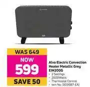 Game 0Alva Electric Convection Heater Metallic Grey EIH200G offer