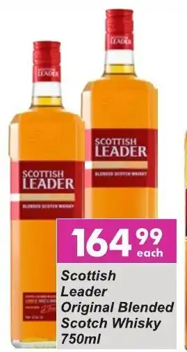 President Liquor Scottish Leader Original Blended Scotch Whisky 750ml offer