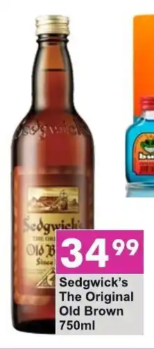 Sedgwick's The Original Old Brown 750ml