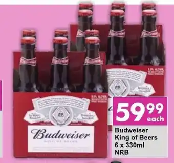 Budweiser King of Beers 2x6x330ml NRB
