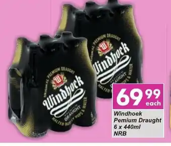 President Liquor Windhoek Premium Draught 6x440ml NRB offer