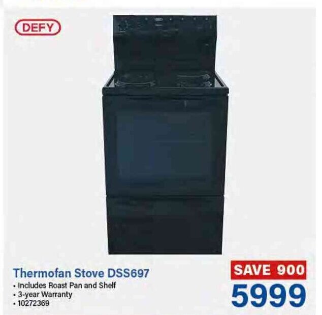 DEFY Thermofan Stove DSS697 offer at Incredible Connection