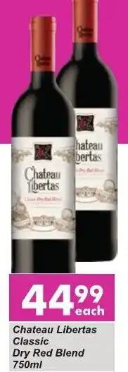 Chateau Libertas Classic Dry Red Blend 750ml