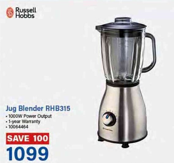 Russell Hobbs Jug Blender RHB315 offer at Incredible Connection