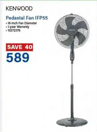 Incredible Connection Kenwood Pedestal Fan IFP55 offer