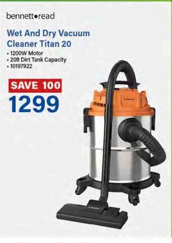 Incredible Connection Bennett Read Wet and Dry Vacuum Cleaner Titan 20 offer