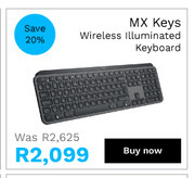 First Shop Logitech mx keys wireless illuminated keyboard offer