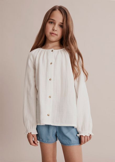 Long sleeve textured shirt offer at Woolworths