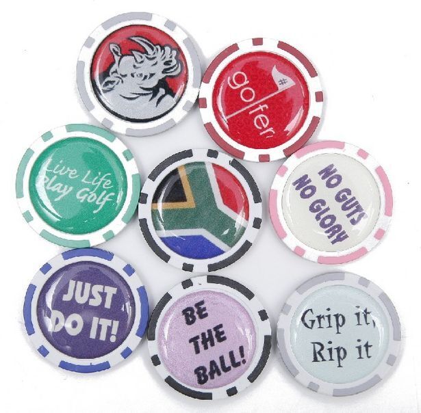 Best of golf poker chips assorted offer at The Pro Shop