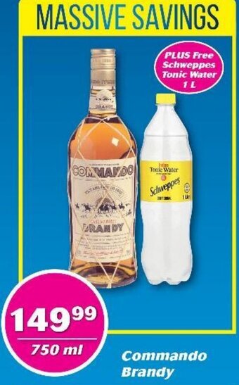 Commando Brandy 750ml