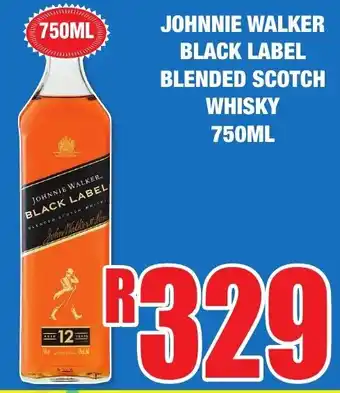 Boxer Liquors Johnnie Walker Black Label Whisky 750ml offer