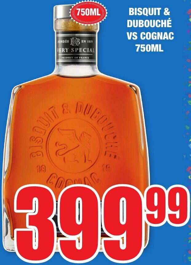Bisquit &amp; Dubouché V.S. Cognac 750ml offer at Boxer Liquors