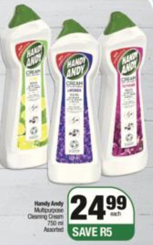 Handy Andy All Purpose Cleaner 750ml offer at Spar