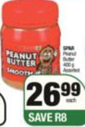 Spar Peanut Butter 400g offer
