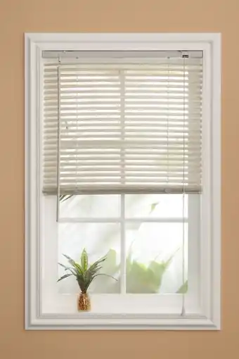 Sheet Street Pvc woodgrain venetian blind l160xw120cm offer