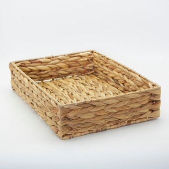 Whitehouse Rectangular water hyacinth woven basket offer