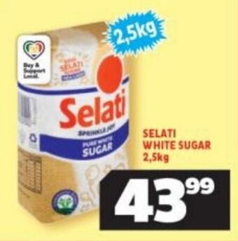 Usave Selati White Sugar 2,5kg offer