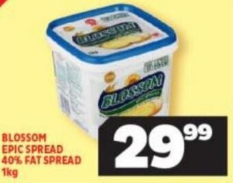 Usave Blossom Epic Spread 40% Fat Spread 1kg offer