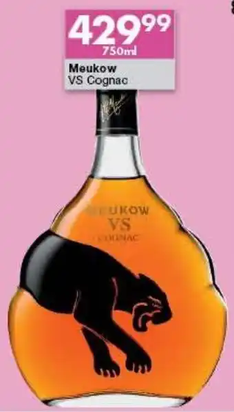 President Liquor Meukow VS Cognac 750ml offer