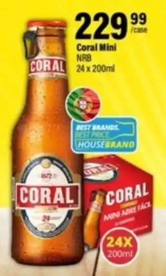 Liquor City Coral Mini NRB 24 x 200ml offer