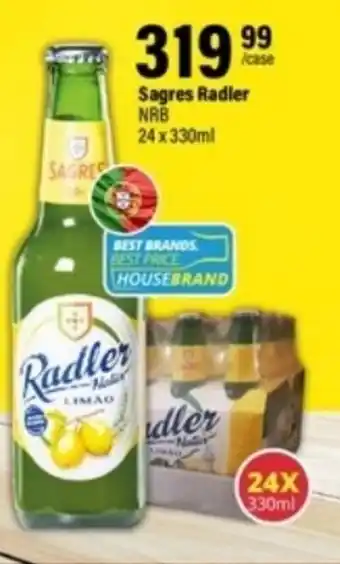 Sagres Radler NRB 24 x 330ml