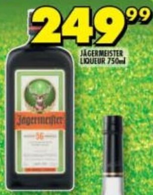 Shoprite Liquor Jägermeister Liqueur 750ml offer