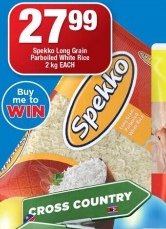 OK Foods Spekko Long Grain Parboiled White Rice 2kg offer