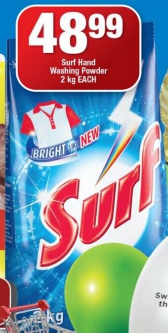 OK Foods Surf Hand Washing Powder 2kg offer