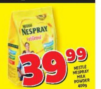 Usave Nestle Nespray Milk Powder 400g offer