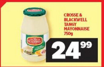 Usave Crosse & Blackwell Tangy Mayonnaise 750g offer