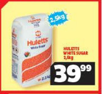 Usave Huletts White Sugar 2.5kg offer