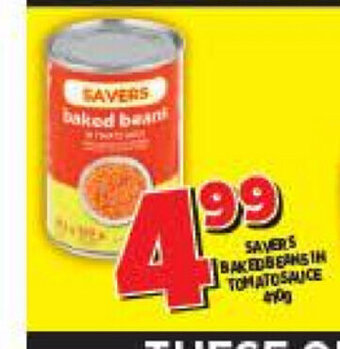 Usave Savers Baked Beans In Tomato Sauce 410g offer