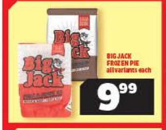 Usave Big Jack Frozen Pie All Variants each offer