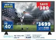Russells Orion 40" full hd led tv offer