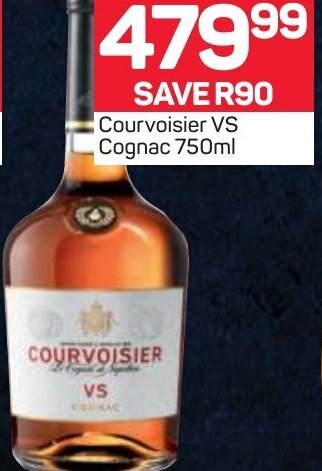 Pick n Pay Liquor Courvoisier Vs Cognac 750ml offer