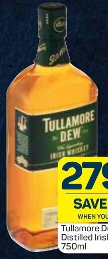 Pick n Pay Liquor Tullamore Dew Triple Distilled Irish Whiskey 750ml offer