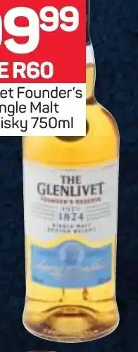 Pick n Pay Liquor The Glenlivet Founder's Reserve Single Malt Scotch Whisky 750ml offer