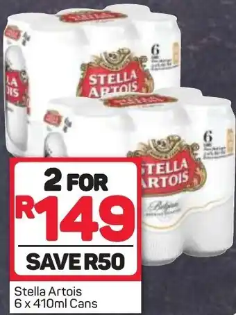 Pick n Pay Liquor Stella Artois 6x410ml Cans offer
