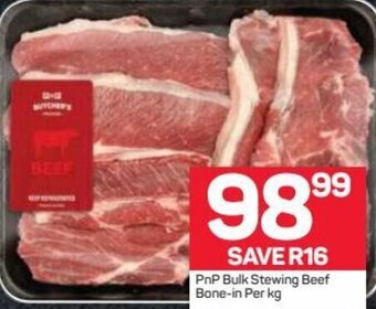 Pick n Pay PnP Bulk Stewing Beef Bone-in offer