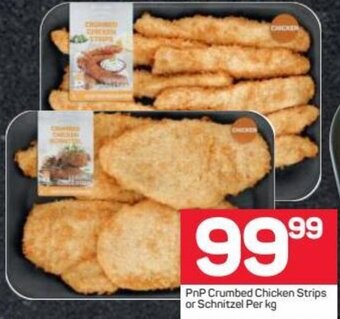 Pick n Pay PnP Crumbed Chicken Strips or Schnitzels offer