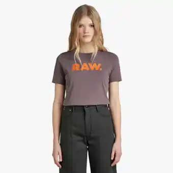 G-star women's raw slim round neck t-shirt