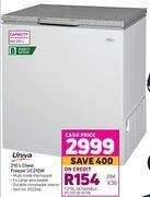 Game Univa 210l chest freezer uc210w offer