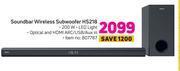 Game Hisense soundbar wireless subwoofer hs218 offer