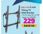 Game Ultra link tilting tv wall bracket offer