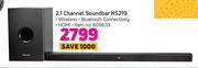 Game Hisense 2.1 channel soundbar hs219 offer