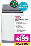 Game Defy 8kg top loader white dtl155 offer