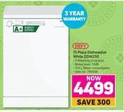 Game Defy 13 place dishwasher white ddw230 offer