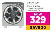 Game Logik 25cm box fan offer
