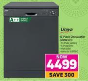 Game Univa 13 place dishwasher udw301 offer